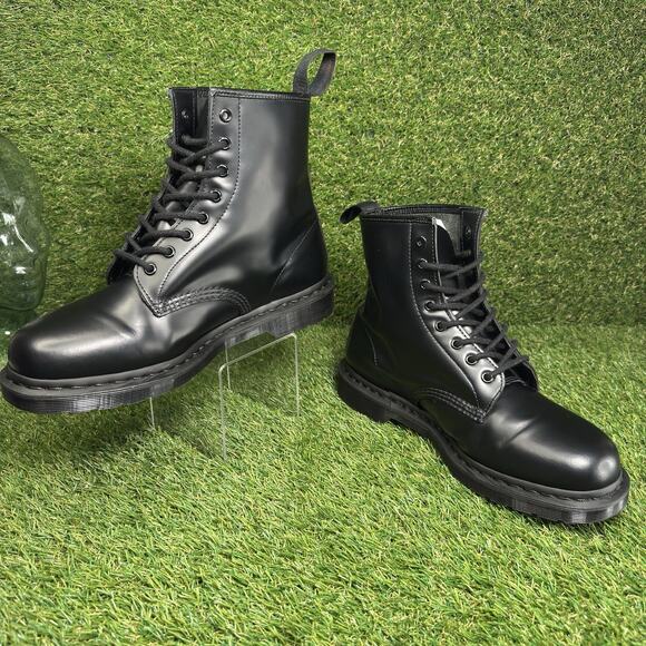 Unisex Boots Dr. Martens 1460 Mono Boots Size 12 main image 6